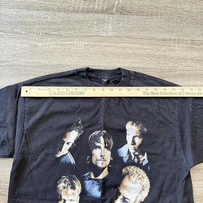 LOT 104A: Y2K Backstreet Boys Black & Blue CD & Tour T-Shirt
