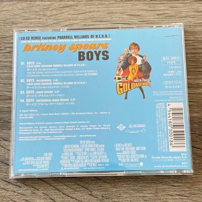 LOT 105A: Y2K Britney Spears Planet Hollywood Ladies' Shirt (Large) & Collection of CDs: Britney Spears' Boys, Don't...