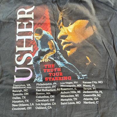 LOT 107A: Y2K Usher The Truth Tour T-Shirt (XL)