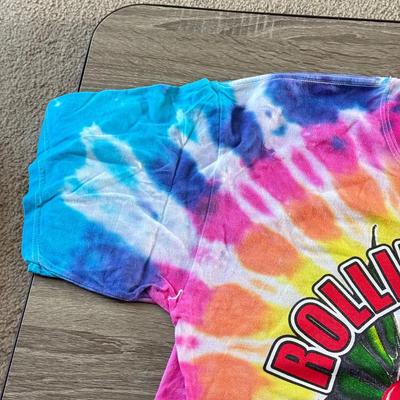 LOT 108A: 2002 Tie Dye The Rolling Stones Licks World Tour T-Shirt (XL)
