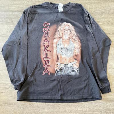LOT 114A: Y2K Shakira Laundry Service Tour Long Sleeve Tee (Large)