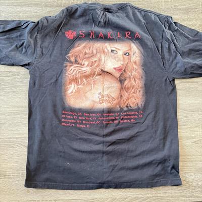 LOT 114A: Y2K Shakira Laundry Service Tour Long Sleeve Tee (Large)