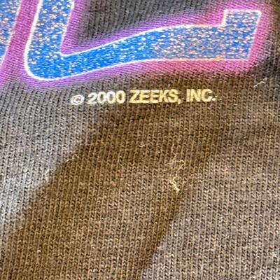 LOT 116A: 2000 *NSYNC Zeeks Glitter T-Shirt (Large)