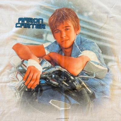 LOT 117A: 2002 Aaron Carter T-Shirt (Large)