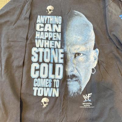 LOT 119A: 1998 WWF Stone Cold Steve Austin Long Sleeve Tee (Youth XL)