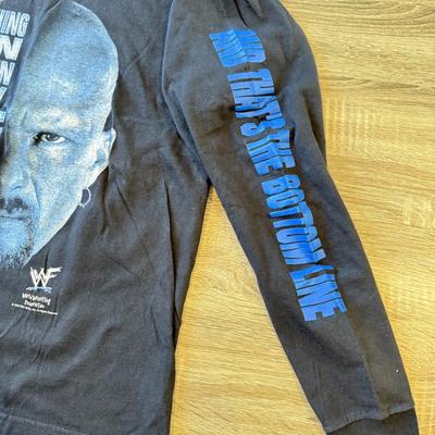 LOT 119A: 1998 WWF Stone Cold Steve Austin Long Sleeve Tee (Youth XL)