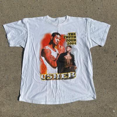 LOT 121A: Vintage Y2K Usher The Truth Tour T Shirts & More
