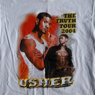 LOT 121A: Vintage Y2K Usher The Truth Tour T Shirts & More