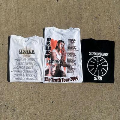 LOT 121A: Vintage Y2K Usher The Truth Tour T Shirts & More