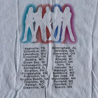 LOT 122A: Vintage Y2K Backstreet Boys & Signed No Secrets Tour T Shirts