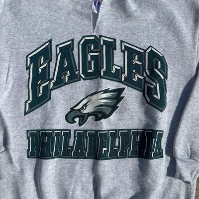 LOT 123A: Vintage/Modern Eagles Clothing! Hoodie, Sweatshirts, Jerseys & More