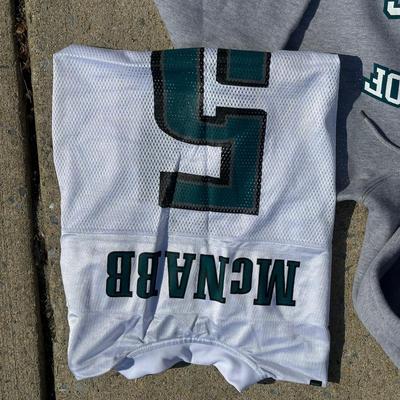LOT 123A: Vintage/Modern Eagles Clothing! Hoodie, Sweatshirts, Jerseys & More