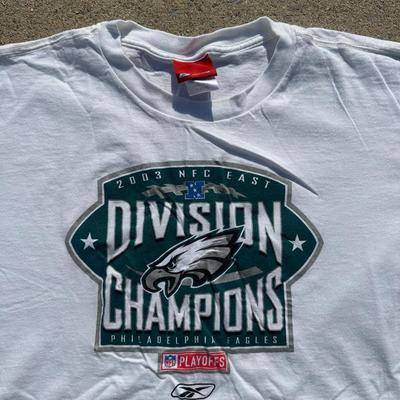 LOT 124L: Vintage/Modern Philadelphia Eagles T shirt Collection