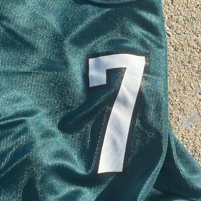 LOT 127A: Vintage Philadelphia Eagles Bobby Hoying Starter Jersey Believed to be Signed by Tom Hutton & Mike Zordich