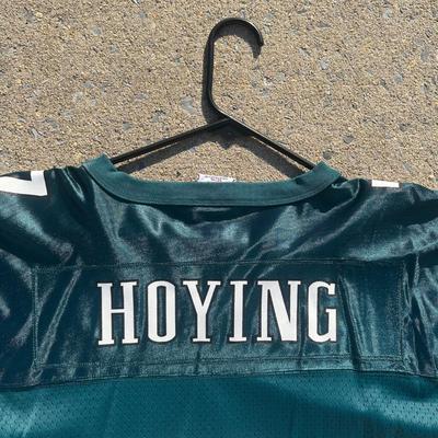 LOT 127A: Vintage Philadelphia Eagles Bobby Hoying Starter Jersey Believed to be Signed by Tom Hutton & Mike Zordich