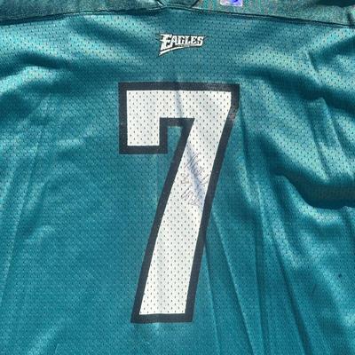 LOT 127A: Vintage Philadelphia Eagles Bobby Hoying Starter Jersey Believed to be Signed by Tom Hutton & Mike Zordich