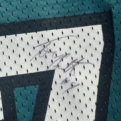 LOT 127A: Vintage Philadelphia Eagles Bobby Hoying Starter Jersey Believed to be Signed by Tom Hutton & Mike Zordich