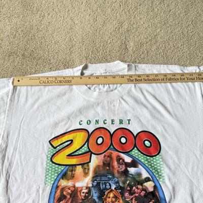 LOT 131B: 2003 Tie Dye Q102 Q Concert 14 Tweeter Center Shirt (Medium), Concert 2000 T-Shirt, Black Q14 T-Shirt (XL), QConcert 2000...