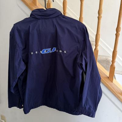 LOT 132L: Collection of Jackets: Pride Products Money Print, NWT Fleet Street (Small), Yellow Adidas (M), Columbia (18/20), Tommy...