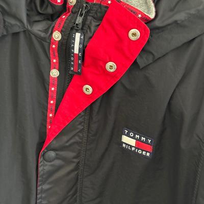 LOT 132L: Collection of Jackets: Pride Products Money Print, NWT Fleet Street (Small), Yellow Adidas (M), Columbia (18/20), Tommy...