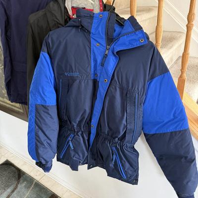 LOT 132L: Collection of Jackets: Pride Products Money Print, NWT Fleet Street (Small), Yellow Adidas (M), Columbia (18/20), Tommy...