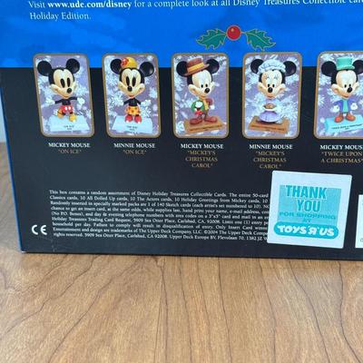 LOT 133L: Three NIP 2004 Disney Holiday Treasures Collectible Cards w/ Figurines