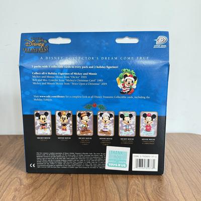 LOT 133L: Three NIP 2004 Disney Holiday Treasures Collectible Cards w/ Figurines