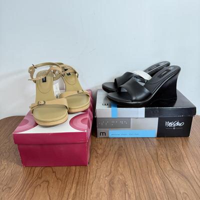 LOT 137A: NWT Size 7.5 Ladies' Heeled Sandals