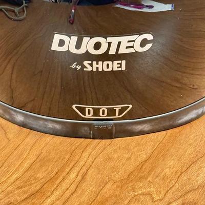 LOT 138A: Duotec by Shoei Motorcycle Helmet (Size S 6.5-7, 55-56cm)