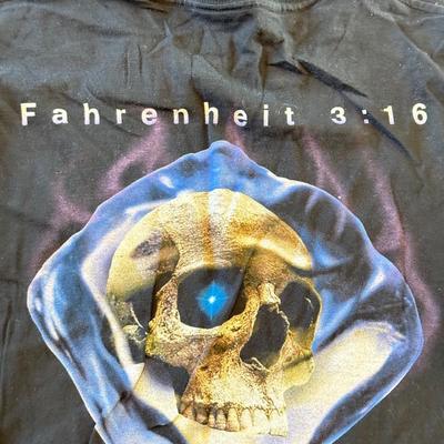 LOT 143A: 1998 WWF Stone Cold Steve Austin Fahrenheit 3:16 Long Sleeve Tee (Large)