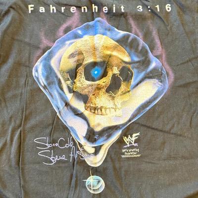 LOT 143A: 1998 WWF Stone Cold Steve Austin Fahrenheit 3:16 Long Sleeve Tee (Large)