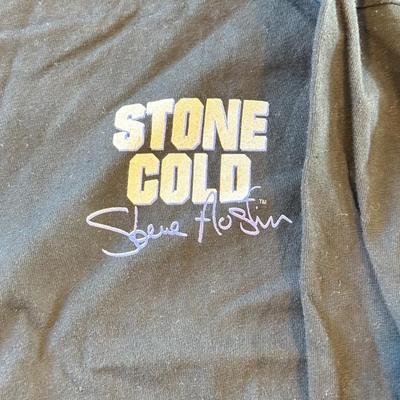 LOT 143A: 1998 WWF Stone Cold Steve Austin Fahrenheit 3:16 Long Sleeve Tee (Large)