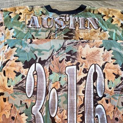 LOT 146A: 1999 WWF Attitude Stone Cold Steve Austin 3:16 Division Camo Jersey (Medium)