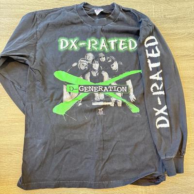 LOT 147A: 1993 WWF DX-Rated D-Generation Long Sleeve Tee (Large)