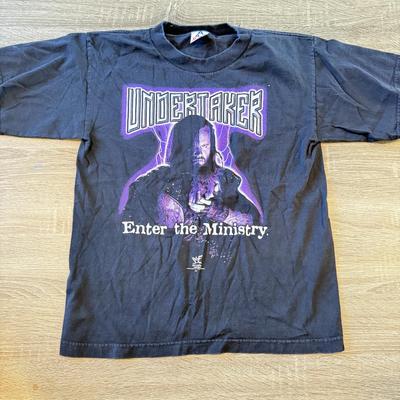 LOT 149A: 1998 WWF Undertaker Lord of Darkness T-Shirt (Youth XL)