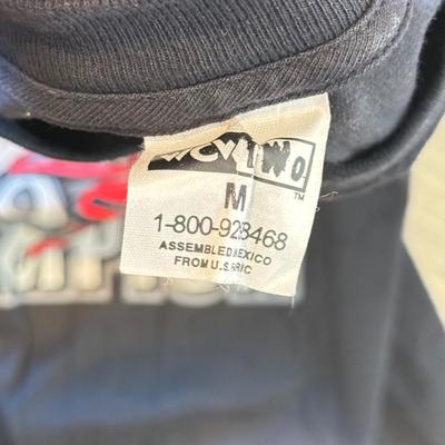 LOT 150A: WCW New World Order Kevin Nash Big Sexy World Champion T-Shirt (Medium)