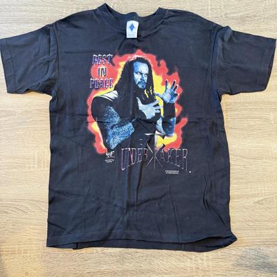 LOT 151A: 1998 WWF Undertaker Rest in Peace T-Shirt (Youth XL)