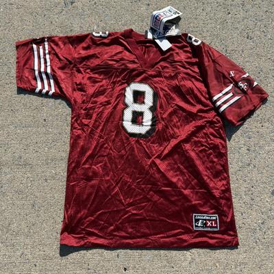 LOT 157A: NWT NFL Logo Athletic Steve Young San Francisco 49ers Jersey (Youth XL)