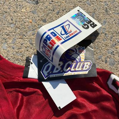 LOT 157A: NWT NFL Logo Athletic Steve Young San Francisco 49ers Jersey (Youth XL)