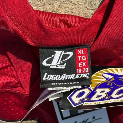 LOT 157A: NWT NFL Logo Athletic Steve Young San Francisco 49ers Jersey (Youth XL)