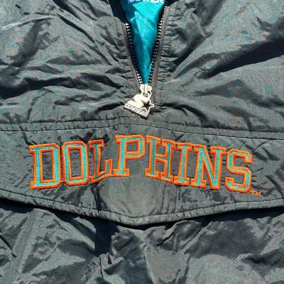 LOT 158A: NFL Miami Dolphins Starter Jacket (Youth XL)