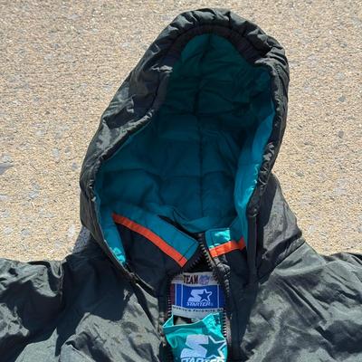 LOT 158A: NFL Miami Dolphins Starter Jacket (Youth XL)