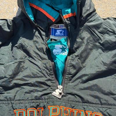 LOT 158A: NFL Miami Dolphins Starter Jacket (Youth XL)
