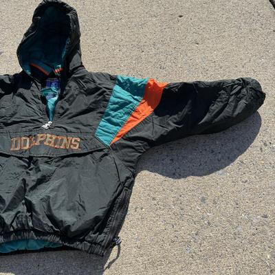 LOT 158A: NFL Miami Dolphins Starter Jacket (Youth XL)