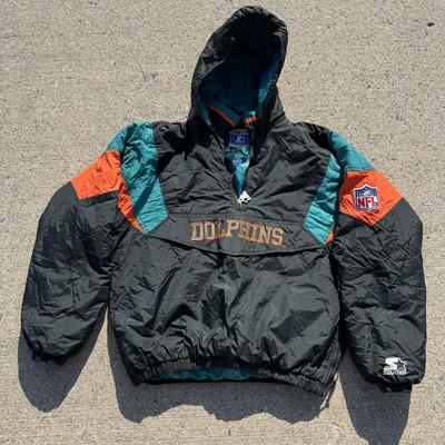 LOT 158A: NFL Miami Dolphins Starter Jacket (Youth XL)