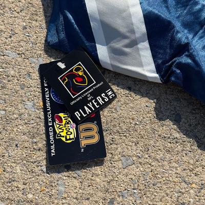 LOT 159A: NWT Wilson NFL Deion Sanders Dallas Cowboys Jersey (Youth XL 18-20)