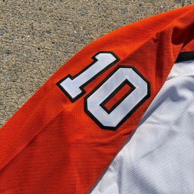 LOT 160A: NHL Philadelphia Flyers John Leclair CCM Hockey Jersey (XL)