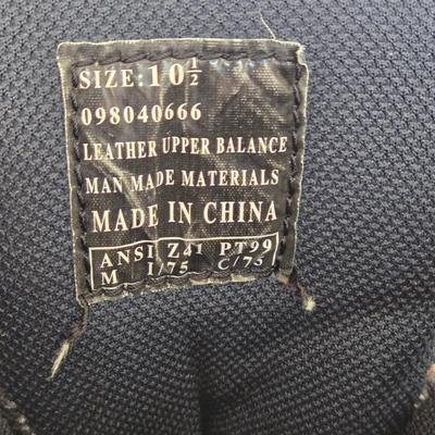 LOT 161A: Mack Steel Toed Black Boots & Texas Steer Steel Toed Boots