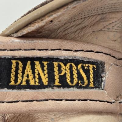 LOT 163A: Dan Post Genuine Python Cowboy Boots