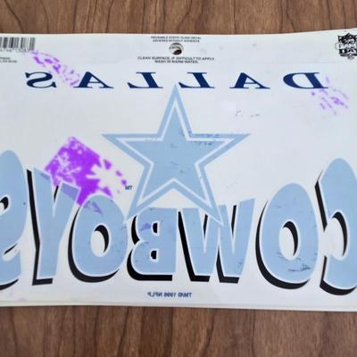 LOT 168B: We Dem Boys! 56x33 Flag, Wind Socks, Window Decals, License Plates, Door Hanger, Water Bottle, Banners, Coasters, Glass Plaque,...